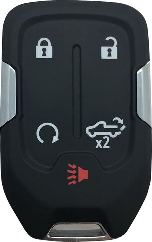 Silicone Rubber Key Fob Cover Compatible with 2019 2020 2021 Chevrolet Silverado 1500 Silverado 2500 HD Silverado 3500 HD GMC Sierra 1500 Sierra 2500 HD Sierra 3500 HD HYQ1EA in Kuwait
