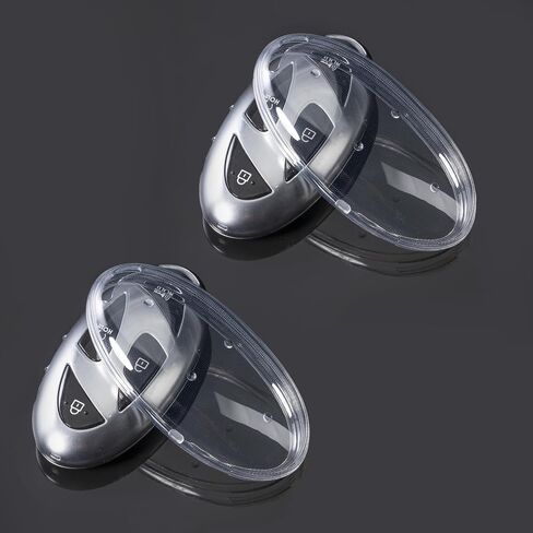 GT Flensent for Hyundai Key Fob Cover 2 Pack (2 Clear) in Saudi Arabia