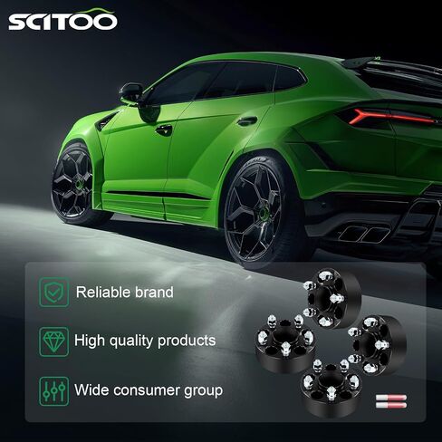 SCITOO 2pcs 1" Wheel spacers 5x4.75 to 5x4.75 with Studs 7/16" Bore 70.5mm Compatible with for 442 1964-1971, for Cutlass 1962-1981, for Bel Air 1951-1975, for Biscayne 1958-1971 in Saudi Arabia