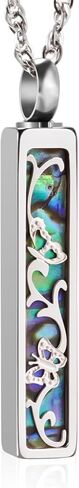abooxiu Urn Necklaces for Ashes Stainless Steel Bar Ashes Necklaces for Women for Human Ashes Cremation Jewelry for Ashes Cremation Necklace for Ashes Necklace for Ash for Loved One in Saudi Arabia
