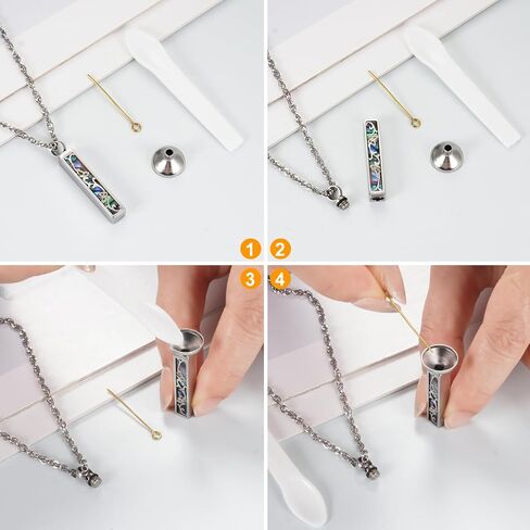 abooxiu Urn Necklaces for Ashes Stainless Steel Bar Ashes Necklaces for Women for Human Ashes Cremation Jewelry for Ashes Cremation Necklace for Ashes Necklace for Ash for Loved One in Saudi Arabia