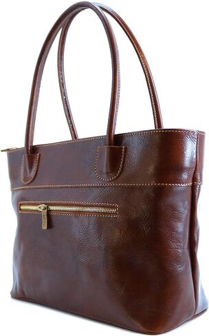 Floto Napoli Italian Leather Women's Shoulder Bag Handbag Purse in Saudi Arabia
