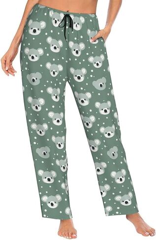 Women Pajama Pants Pjs Bottoms With Pockets Drawstring Sleep Lounge Pants For Women in Saudi Arabia