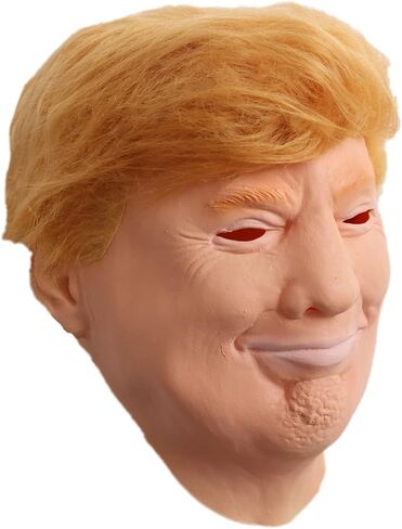 Halloween Candidate Trump Realistic Masks, Novelty Old Man Latex Mask, Cosplay Masquerade Headgear Costume for Themed Parties in Saudi Arabia