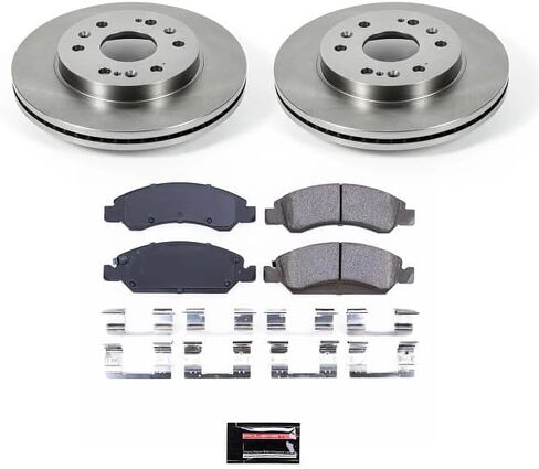 Power Stop KOE2069 Autospecialty Front Replacement Brake Kit-OE Brake Rotors & Ceramic Brake Pads 6 Lug in Saudi Arabia
