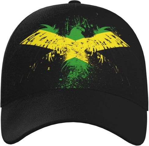 Baseball Cap Jamaican Flag Hat for Men Women, Fashion Adjustable Baseball Hat Casual Sun Visor Hats Unisex in Saudi Arabia