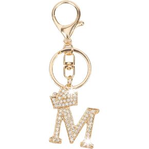 Rhinestones-Keyring Letter-Keychains for Women - Crystal Keychains Glitter Backpack Decoration Handbag Accessories