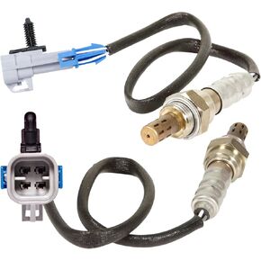 1 Pair Upstream Left and Right Side Front O2 Sensors Replacement for Chevy 2003 2004 2005 Blazer S10,for Gmc 2003 2004 Jimmy Sonoma,Replaces#234-4343 15896 75-1900 ES20319,Set of 2pcs