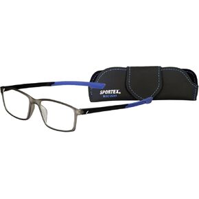 SAV Sportex E4200 Blue Light Reading Glasses - Flexible, Durable, Lightweight, High-Performance Blue Light Glasses