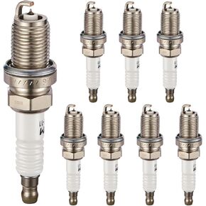 4504 Iridium Spark Plugs 8 Pack Compatible with Audi 4Runner Lexus SC430 GX470 GS430 LX470 LS430 BMW X5 750i 750Li Z8 Volkswagen Volvo Porsche Tundra 3.0L 4.3L 4.4L 4.7L 4.8L V8 PK20TT BKR6EGP