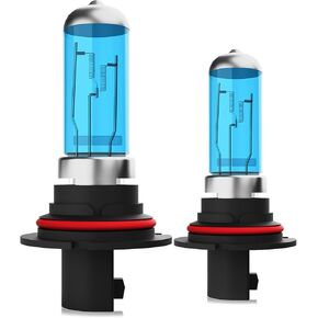Light Bulbs Fit For Ford F250 F350 F450 F550 Super Duty 1992-2004, 9007 High Low Beam High Performance Halogen Headlight Bulb Combo, 6000K White Light, Pack of 2
