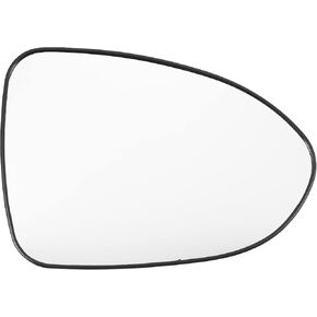 ACROPIX Car Rearview Passenger Side Heated Mirror Glass Replacement W/Backing Plate Fit for Kia RIO - Pack of 1 White Glass