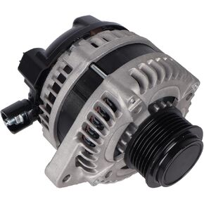 Alternator 12V 130A Fit for 2011-2013 Honda Odyssey, 2012-2015 Pilot, 2012-2014 Ridgeline, CW 6-Groove Pulley, Replace for 31100RV0A01