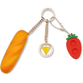 Ban.do سلسلة مفاتيح حسية مهدئة للبالغين مع موضوع طعام مبتكر للسفر والمكتب، الحياة عبارة عن نزهة in Kuwait