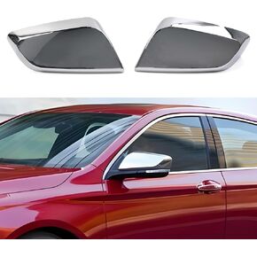 Chrome Plated Parts Mirror Covers Overlays Trims Compatible with 2014-2020 Chevy Impala Overlays Trims Shells Chrome 2PCS