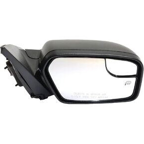 Garage-Pro Passenger Side Power Heated Mirror for Ford Fusion 2011-2012 With Spotter Glass; Without Puddle Lamp Textured