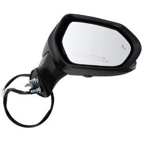 TRQ Right Mirror Passenger Side Compatible with 2018-2021 Toyota Camry TO1321411