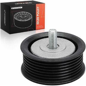 A-Premium Belt Idler Pulley Compatible with Volkswagen Passat 2002-2004, Phaeton 2004-2006 & Audi A8 Quattro 2005-2009 2012, 4.0L 4.2L 6.0L 6.3L