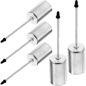 Veemoon Christmas Candle Holder Stake 5PCS Metal Candle Fixing Holder Stand DIY Pillar Tealight Candle Base Fixator Ornament for Floral Table Centerpiece Garden Party