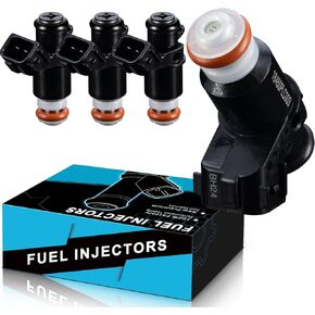 16450PLC003 Fuel Injectors Fits For:-Honda Civic 2001-2005 dx, Civic 2001-2005 hx, Civic 2001-2005 lx, Civic 2004-2005 value package 1.7L L4, OE# 16450PLD004, FJ338 (4 Pack)