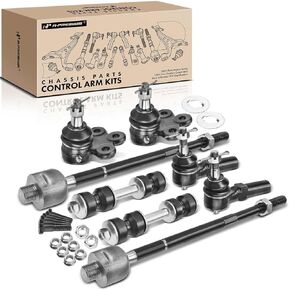 A-Premium 8Pcs Front Suspension Kit, Lower Ball Joint Inner Outer Tie Rod End Sway Bar Links, Compatible with Buick LeSabre Park Avenue Riviera Cadillac DeVille Seville Oldsmobile Aurora Pontiac