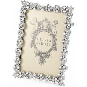 Olivia Riegel Victoria 2.5" x 3.5" Swarovski Crystal Frame