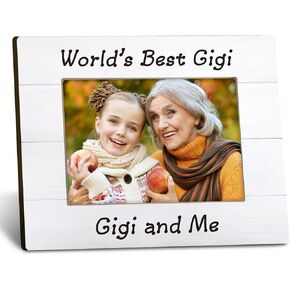 Gigi Picture Frames 8x10, Gigi Gifts for Grandma, Mothers Day Birthday Gifts for Grandma Gigi from Grandkids Photo Frame, Best Gigi Ever Gifts, Gigi and Me Picture Frame for Tabletop Wall