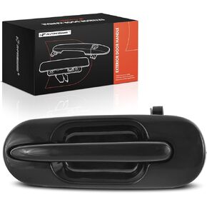 A-Premium Rear Left Driver Side Exterior Door Handle Compatible with Honda CR-V CRV 1997 1998 1999 2000 2001, Smooth Black, Replace# 72680-ST0-003