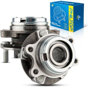 PHILTOP 513310 Front Wheel Hub Bearing Assembly for Murano 2003-2007 3.5L, Quest 2004-2009 3.5L, Wheel Bearing 5 Lugs 2PCS