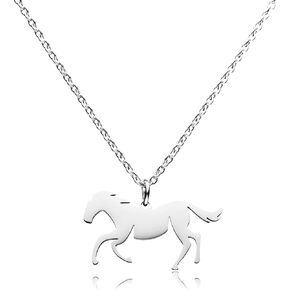 18+2 Inch Stainless Steel Spirit Animals Chain Necklace Jewelry Gifts for Women Teens, Pet Loss Gift Animal Pet Lovers Necklace.