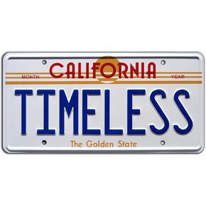 Expedition Back to The Future | Timeless | Metal Stamped License Plate