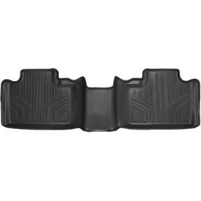 SMARTLINER Custom Fit Floor Liners - Fits 2011-2021 Jeep Grand Cherokee & Dodge Durango - 2nd Row Liner Only - All Weather Floor Liners - Black