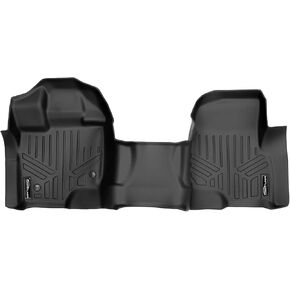 SMARTLINER Floor Mats 1st Row 1 Piece Liner Black for 2015-2022 Ford F-150 SuperCab or SuperCrew Cab with 1st Row Bench Seat