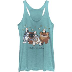 STAR WARS Multiple Franchise Cutest Two Women's Racerback Tank Top