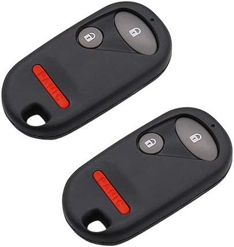 DRIVESTAR استبدال مفتاح السيارة عن بعد للدخول بدون مفتاح 2001 2002 2003 2004 2005 لهوندا سيفيك EX LX DX، 2003 2004 2005 2006 2007 استبدال الطيار لNHVWB1U521 NHVWB1U523، مجموعة من 2 in Kuwait