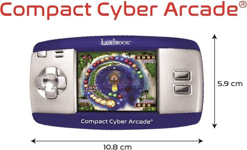 Lexibook, Cyber Arcade Racing, Motion Controlled Racing Console, 30 Racing, Action and Puzzle Games, Control by Tilting, Red, JL3150 in Saudi Arabia