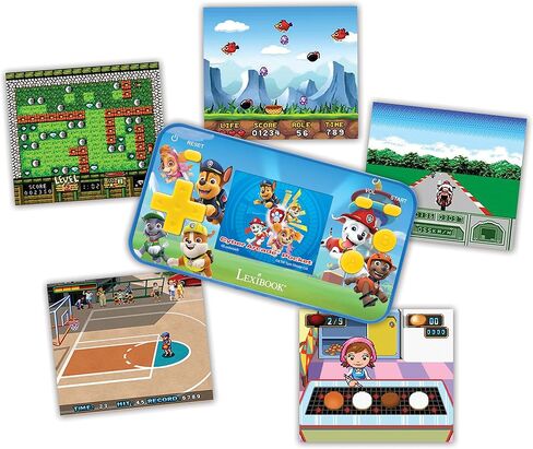 Lexibook, Cyber Arcade Racing, Motion Controlled Racing Console, 30 Racing, Action and Puzzle Games, Control by Tilting, Red, JL3150 in Saudi Arabia