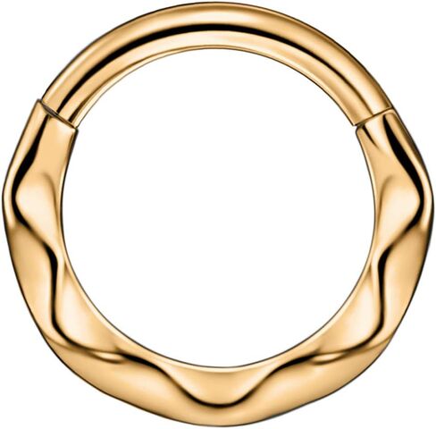 FANSING 316L Surgical Steel Wave Piercing Rings for Septum Daith in Kuwait