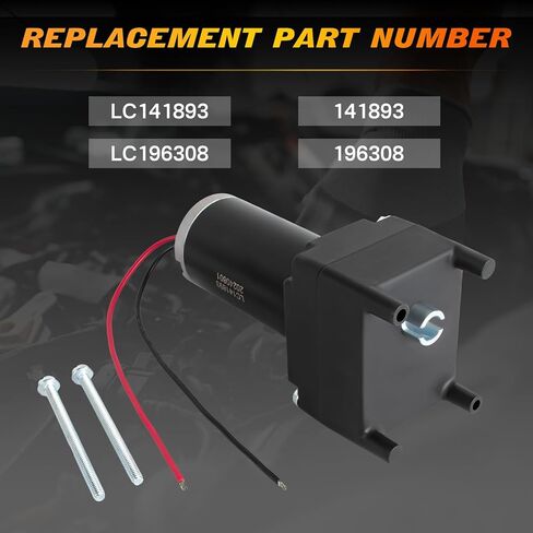محرك LC141893 عالي السرعة للعجلة الخامسة RV محرك عالي التحمل 12 فولت تيار مستمر 6000 رطل قدرة الرفع متوافقة مع Lippert Tuson 141893 استبدل LC196308 196308 محرك تروس الهبوط للعجلة الخامسة in Kuwait