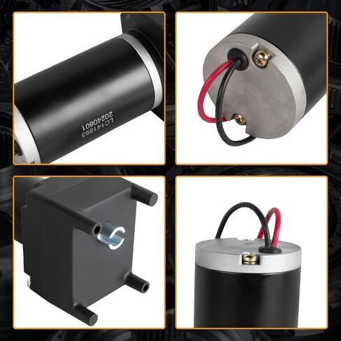 محرك LC141893 عالي السرعة للعجلة الخامسة RV محرك عالي التحمل 12 فولت تيار مستمر 6000 رطل قدرة الرفع متوافقة مع Lippert Tuson 141893 استبدل LC196308 196308 محرك تروس الهبوط للعجلة الخامسة in Kuwait