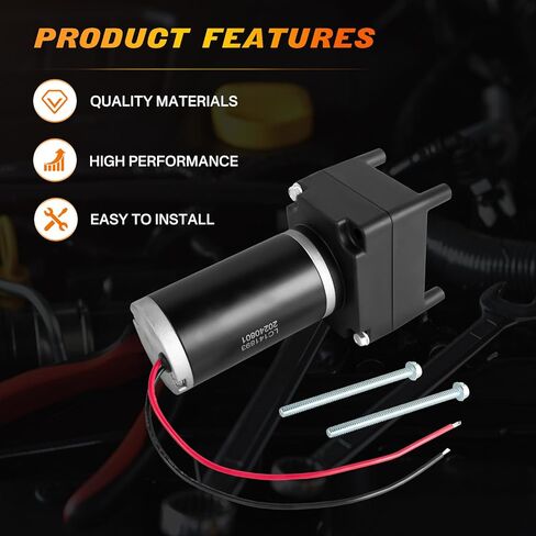 محرك LC141893 عالي السرعة للعجلة الخامسة RV محرك عالي التحمل 12 فولت تيار مستمر 6000 رطل قدرة الرفع متوافقة مع Lippert Tuson 141893 استبدل LC196308 196308 محرك تروس الهبوط للعجلة الخامسة in Kuwait