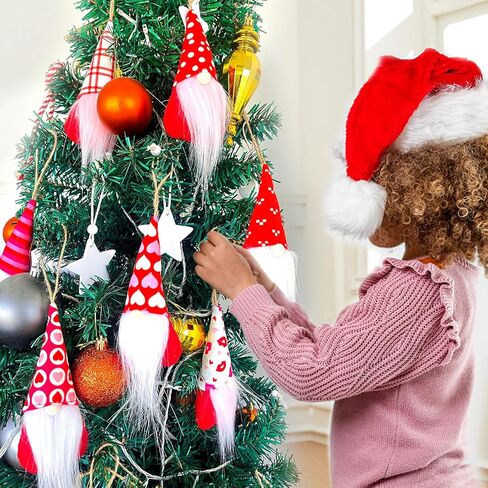 10 قطع من زينة زينة جنوم عيد الحب، زينة معلقة مصنوعة يدويًا لزينة جنوم شجرة عيد الحب لتزيين جنوم الشجرة لديكور هدايا عيد الحب in Kuwait