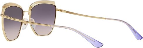 نظارات شمسية من Vogue Eyewear للسيدات بإطار بوردو/ذهبي وردي، عدسات بنية متدرجة باللون الوردي، 54 ملم in Kuwait