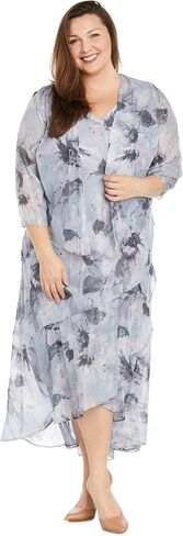 R&M Richards Womens 2PCS Hi-Low Maxi Dress in Kuwait