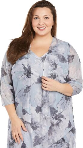 R&M Richards Womens 2PCS Hi-Low Maxi Dress in Kuwait