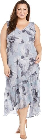 R&M Richards Womens 2PCS Hi-Low Maxi Dress in Kuwait
