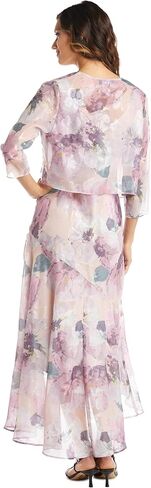 R&M Richards Womens 2PCS Hi-Low Maxi Dress in Kuwait