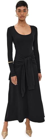 Pixie Market Women's Sleeve Tie Long Sleeve Dress in Saudi Arabia