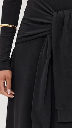 Pixie Market Women's Sleeve Tie Long Sleeve Dress in Saudi Arabia