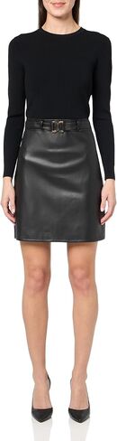 Shoshanna Women's Leather Knit Brayden Dress in Kuwait